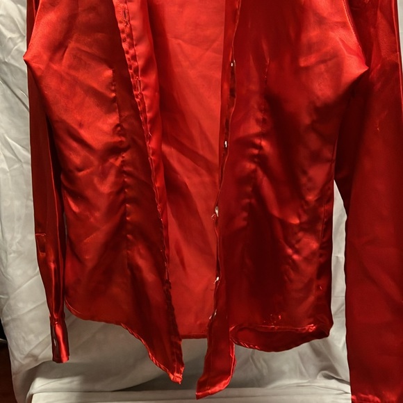 DCC Women’s Satin Long-Sleeve Shirt - Picture 2 of 4